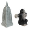 Ceramic King Kong And Empire State Building Salt And Pepper Shakers Figurine Set