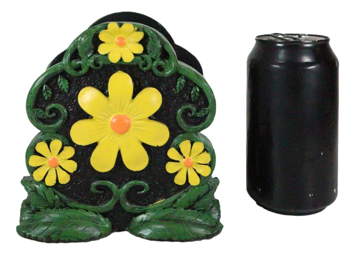 Sugar Skull Day Of The Dead Gothic Rose Salt Pepper Shakers Napkin Holder Set