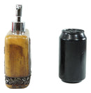 Rustic Western Cowboy With Horse Faux Wood Liquid Soap Or Lotion Pump Dispenser