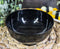 Ebros Japanese Contemporary Black Lacquer Ridged Bowls Made In Japan Set of 10