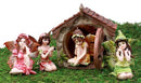 Ebros Gift Enchanted Fairy Garden Miniatures Starter Kit Cottage House with Mini Fairy Figurines Do It Yourself Ideas for Your Home (Dome House Kit)