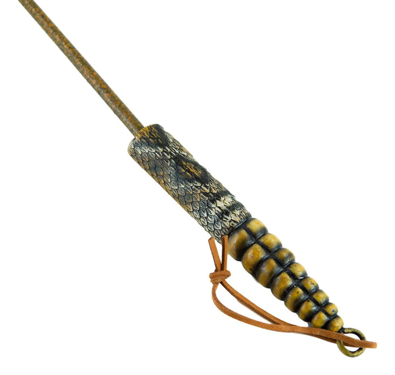 Wild Snake Rattlesnake Fangs Long Reach Hand Back Itch Scratcher Figurine 23"L