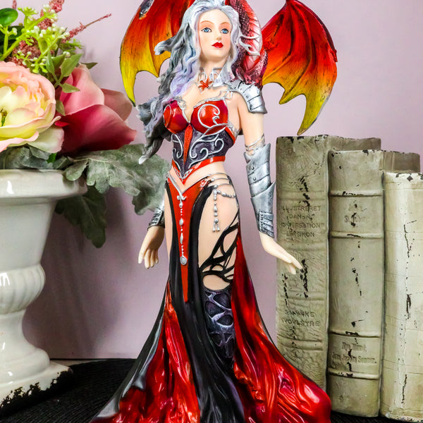 Nene Thomas Red Fire Dragon Witch Statue 12