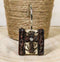 Tuscany Scroll Cross On Brown and Beige Tones Bathroom Shower Curtain Hooks 12pk