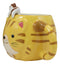Ebros Orange Tabby Cat Ceramic Coffee Mug With Kitten Latch On Spoon Set 5.5"L