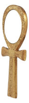 Ebros Egyptian Gods Winged Scarab Dual Cobra Uraeus Ankh Shaped Hand Mirror