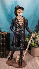 Ebros Skeleton Gentleman Groom in Steampunk Tuxedo and Top Hat Figurine 13"H