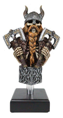 Ebros Viking Berserker Warrior Skeleton Novelty Beer Tap Handle Figurine With Base