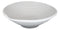 Set Of 6 Irregular Ridged Matte White Melamine Pasta Salad Soup Large Bowls