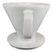 White Porcelain Coffee Maker Carafe Pot With Pour Over Dripper Filter Cup Set