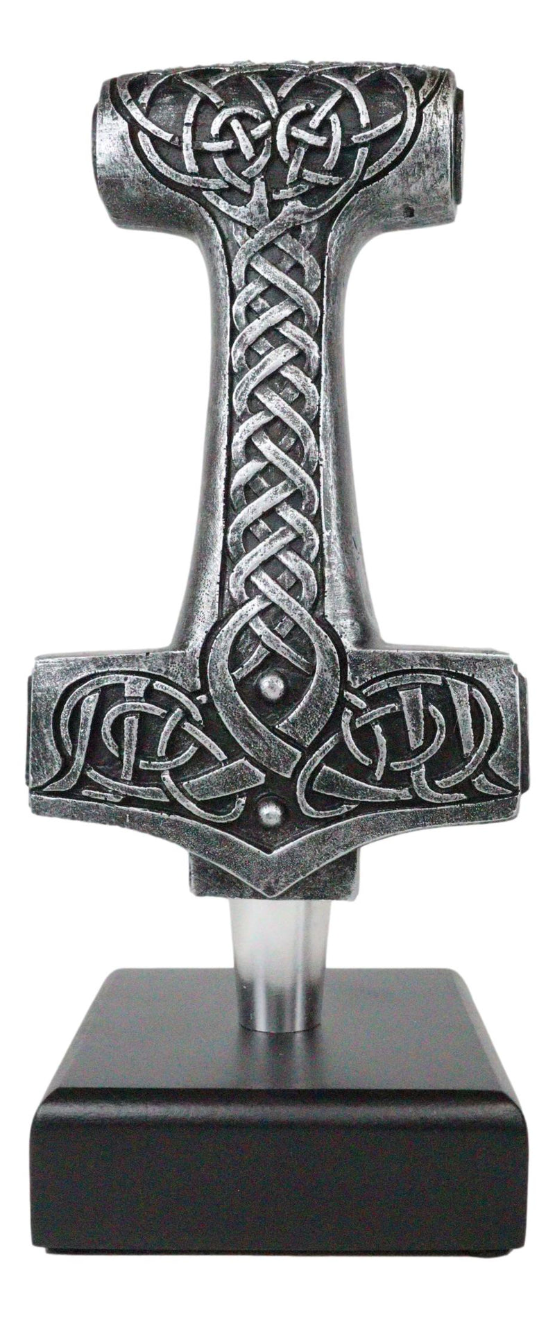 Ebros Mythology God Thor Hammer Mjolnir Novelty Beer Tap Handle Figurine With Base