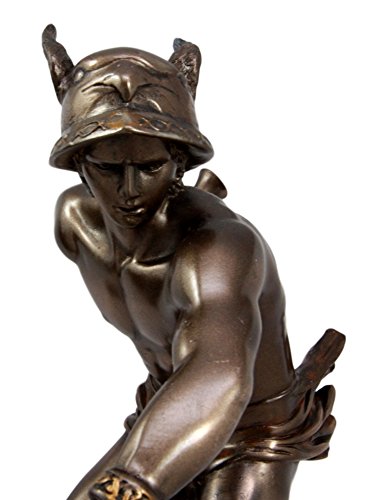 Ebros Greek Hermes God of Messengers Decorative Figurine 10" H