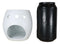 Matte White Gothic Skull Skeleton Ceramic Votive Candle Essential Oil Warmer
