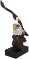 Ebros Large Wings Of Liberty American Bald Eagle Head Bust Statue (Vivid Color)