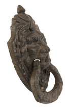 Cast Iron Rustic Royal Venetian Lion Head Decorative Door Knocker Gothic Accent
