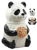 Ebros The Kung Fu Dragon Warrior Giant Panda Ceramic Cookie Jar Collectible Figurine