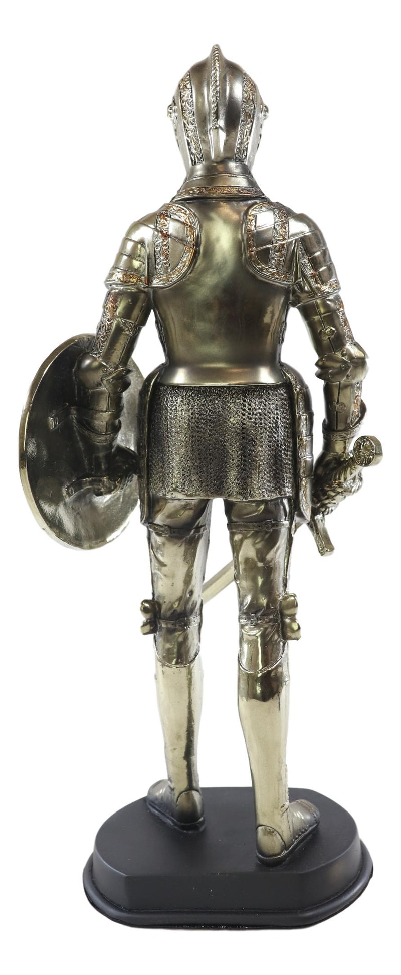 French Royal Grand Armee Fleur De Lis Elite Knight with Sword & Shield Figurine
