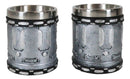 Ebros Western Novelty Revolver Pistol Gun Barrel Cylinder Shot Glass 2-Ounce Set of 2