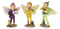 Ebros Set of 3 Fairy Garden Boy Fairies in Morning Violin Serenade Figurines 4"H