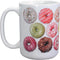 Ebros Gift Novelty Doughnut Mug Ceramic Coffee Mug 15 ounces Capacity 4.5"H Mug