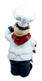 Ebros Master Chef Pierre Wine Tasting French Bistro Statue 14"H Kitchen Decor Figurine