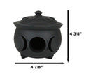 Wicca Triple Moon Goddess Cutout Cauldron Pot For Trinkets Crystals Holder