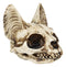 Egyptian Goddess of Protection And Home Bastet Cat Skull Statue Macabre Skulls