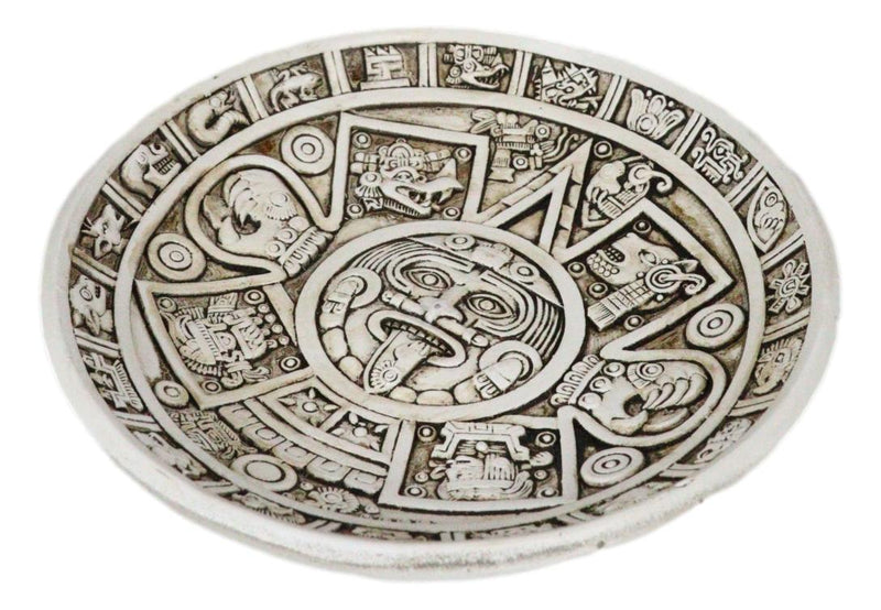 Mexica Aztec Maya Solar Xiuhpohualli And Tonalpohualli Calendar Incense Burner