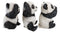 Ebros Adorable See Hear Speak No Evil China Giant Pandas Set of 3 Figurines