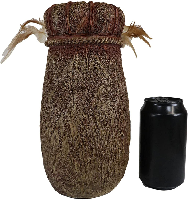 Ebros Rustic Southwestern Indian Dreamcatcher Eagle Feather Figurine Floral Vase