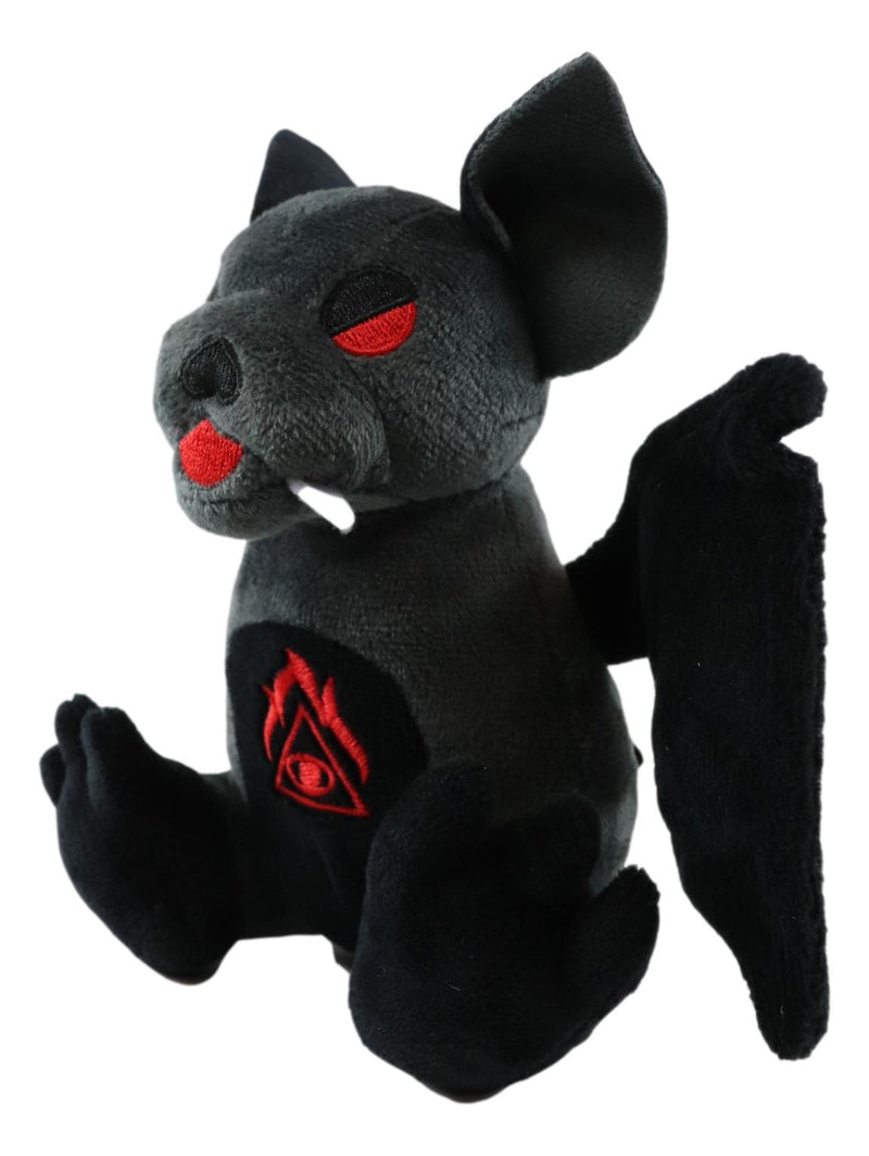 Ebros Fantasy Demonic Vampire Dracula Blood Thirsty Bat Luxe Soft Plush Toy Doll 9"H