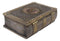 Ebros Masonic Symbol Freemasonry Square and Compasses Hinged Book Box 5.75"L