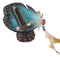 Southwestern Indian Dreamcatcher Feather And Beads With Flying Eagle Figurine