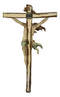 Ebros Large Jesus Christ at Calvary Crucifix INRI Wall Cross Hanging Plaque 20"H