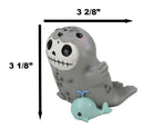 Furry Bones Sea World Marine Elephant Seal Skeleton With Mini Whale Figurine