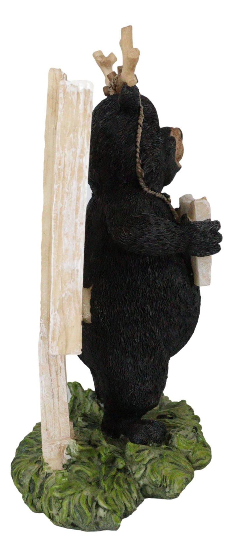 Western Rustic Black Bear Sitting With Red Cooler Tumbler Figurine Summer  Bears 