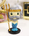 Ebros Greekies Collection Greek Mythology Poseidon with Trident Statue 4.25" H - Ebros Gift