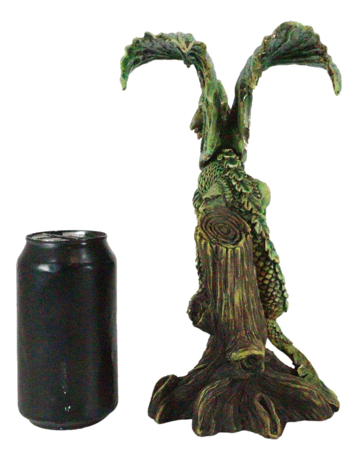 Ebros Gaia Tree Ent Earth Adult Mother Dragon Perching On Branch Figurine 10"H - Ebros Gift