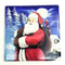 Assorted Christmas Jolly Season Santa Snowman Festive Coaster Set of 4 With Cork