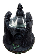 Ebros Triple Goddess Maiden Mother & Crone Candle Holder Oil Wax Warmer Diffuser 5.8"H