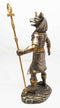 Ebros Egyptian Theme Anubis Holding Staff God of Aferlife & Dead Inpu Statue Sculpture