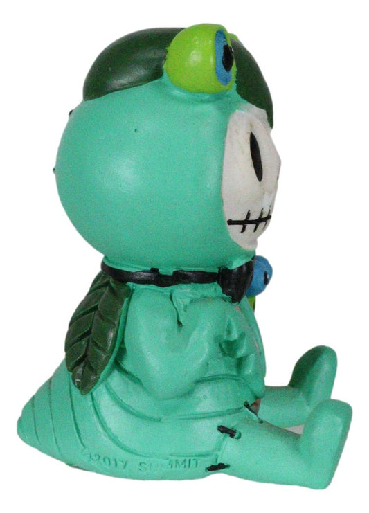 Ebros Furrybones Manny The Mantis Hooded Skeleton Monster Collectible Sculpture - Ebros Gift
