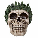 Novelty Laurel Caesar Head Skull Figurine Halloween Decor 6"L Skeleton Head