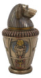 Ebros Ancient Egyptian Gods and Deities Hapi Canopic Jar Urn Statue 5.75" H
