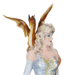 Ebros Nene Thomas Golden Dragon Witch Warrior Statue Asiria Queen Of Cloud Olympus