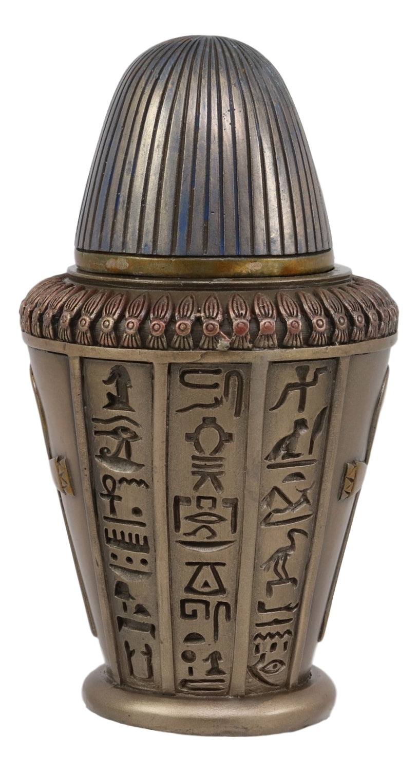 Ebros Egyptian Gods and Deities Imsety Human Mummy Canopic Jar Statue 5.5" H