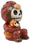 Ebros Furrybones Utan The Orangutan Hooded Skeleton Monster Collectible Sculptur