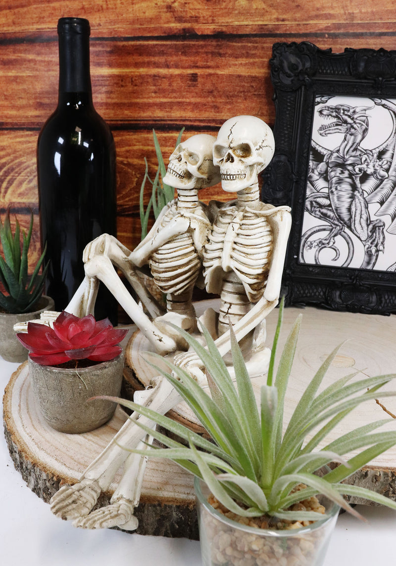 Ebros Day Of The Dead Eternity Skeleton Lovers Couple Shelf Sitters Ledge Figurine