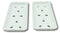 Japanese Raw Sushi Preparation Storage Green Neta Zara Melamine Plates Set of 2