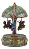 Ebros Eye Of Pandora Three Colorful Flying Dragons Clockwork Musical Carousel Statue